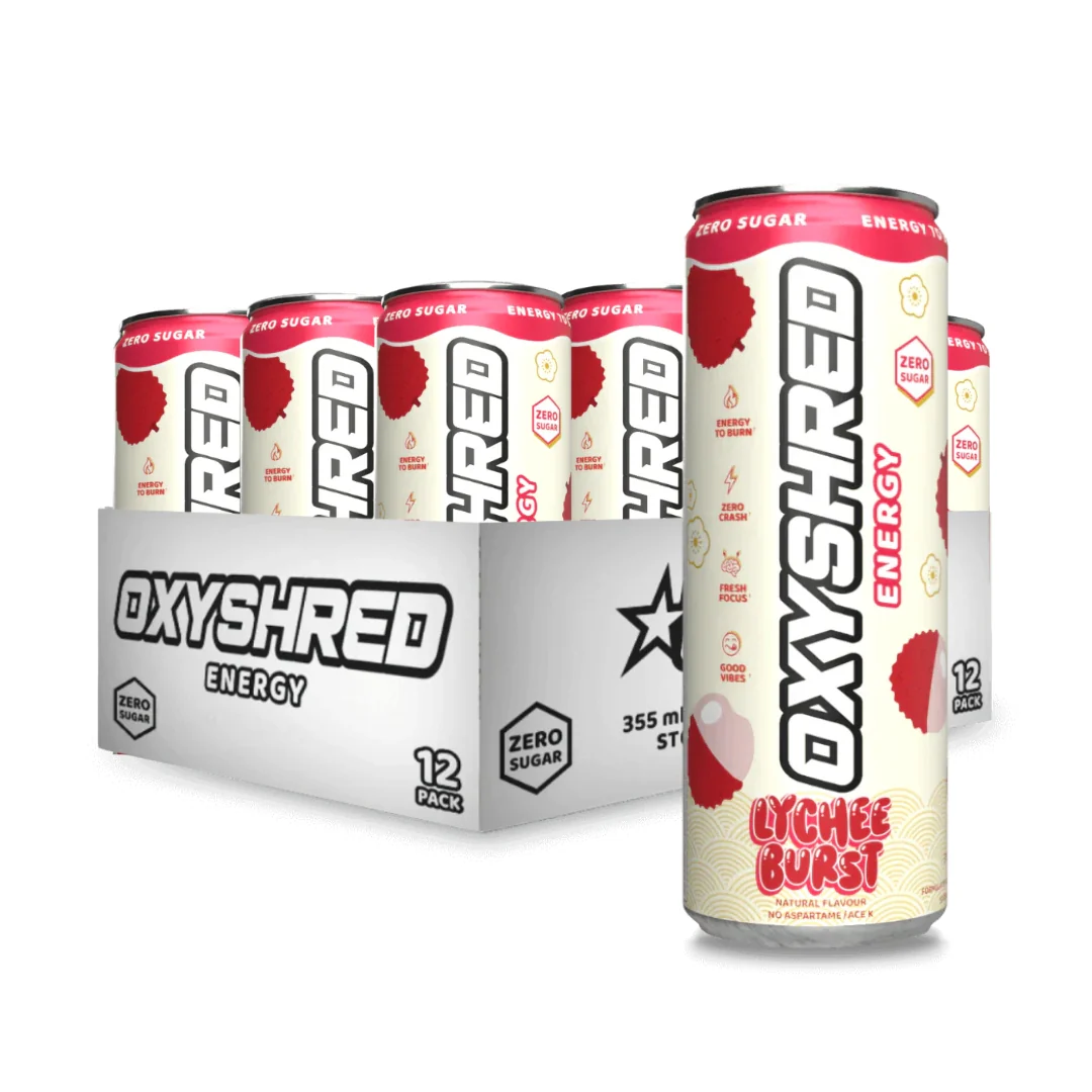 EHP LABS OXYSHRED ULTRA ENERGY LYCHEE BURST (12 Per Outer)