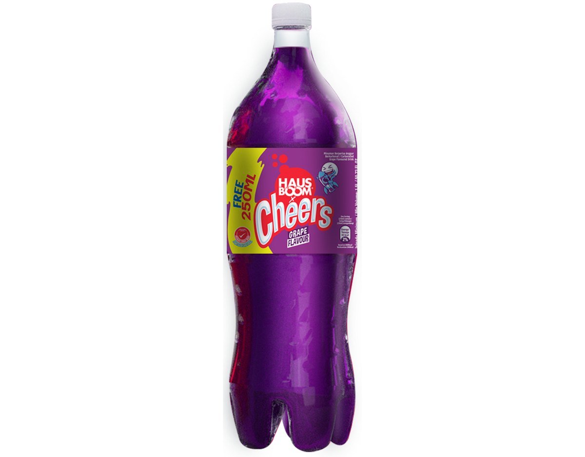 CAN CHEERS GRAPE 24 units