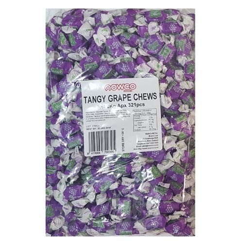 CAR TANGY GRAPE CHEWS 2kg