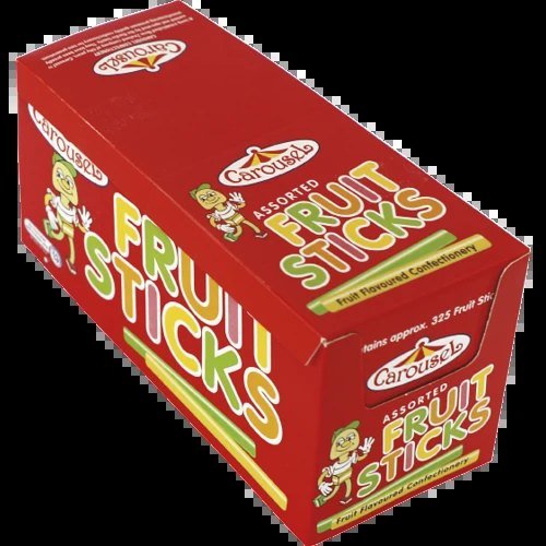 CAR ASSORTED FRUIT STICKS 6kg