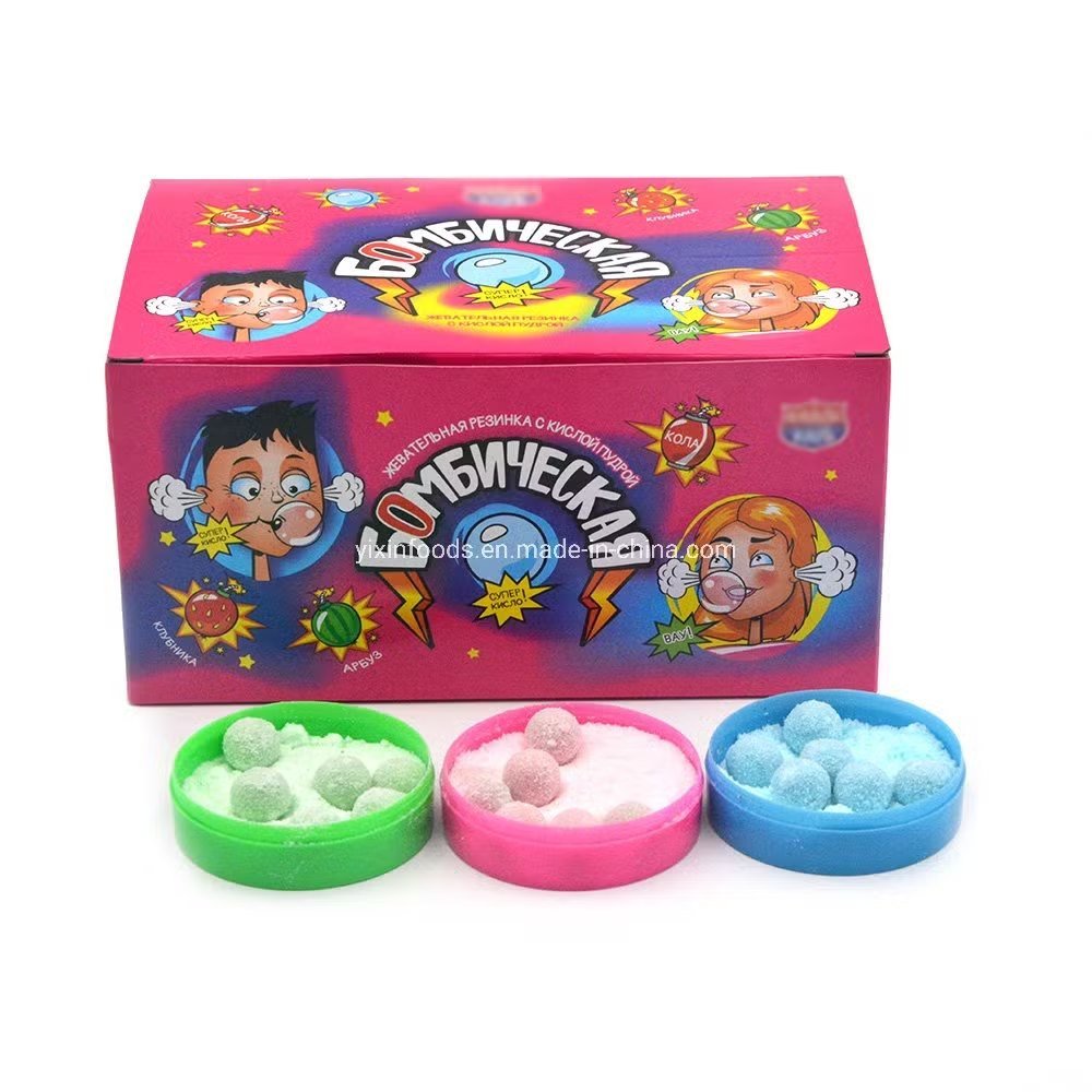 KD BALL BUBBLE GUM SOUR 8g 125units