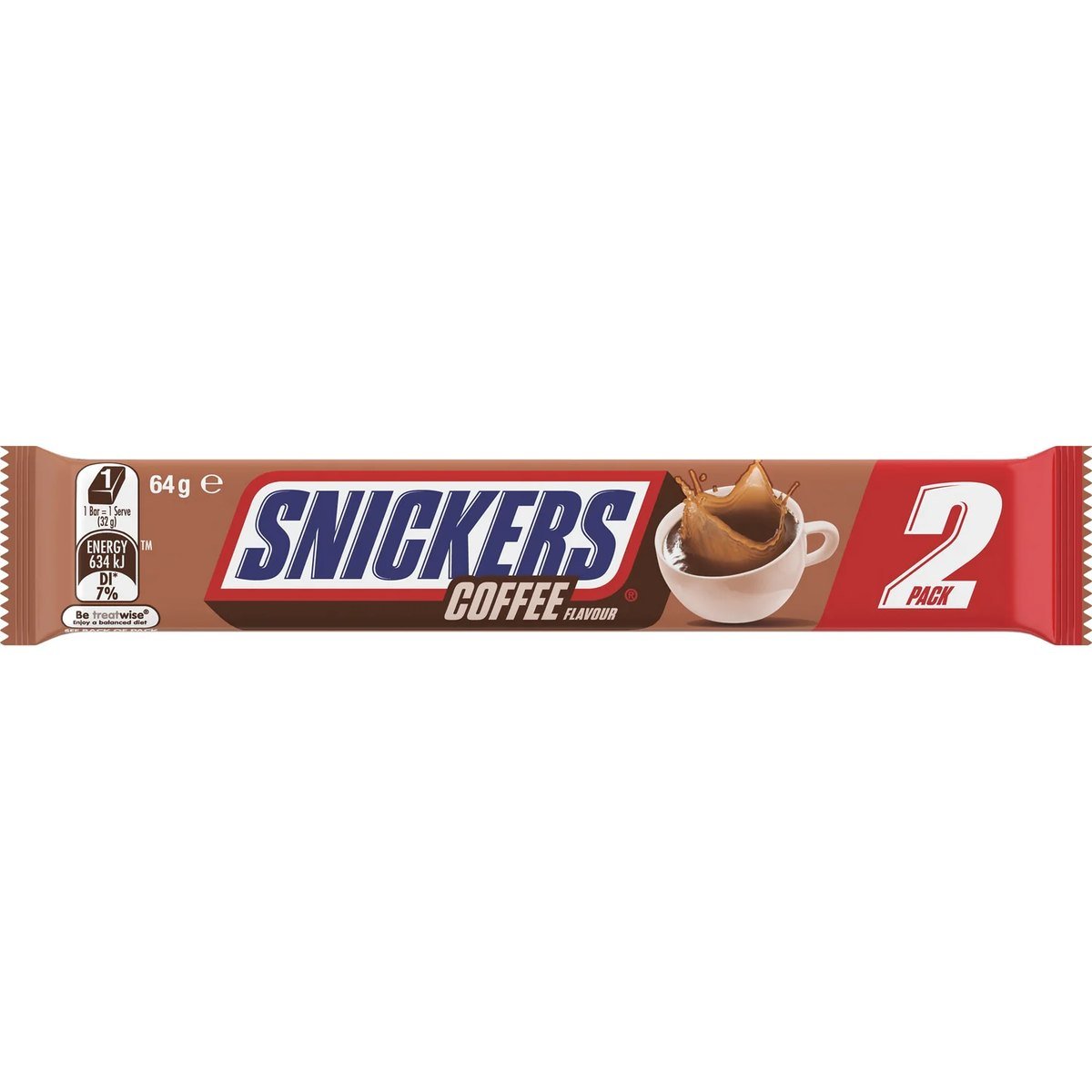 2 PAK SNICKERS 64g 25units