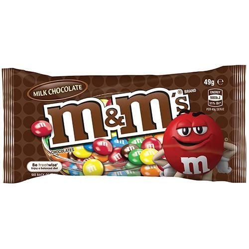 M&M MILK CHOCOLATE 49g 12units