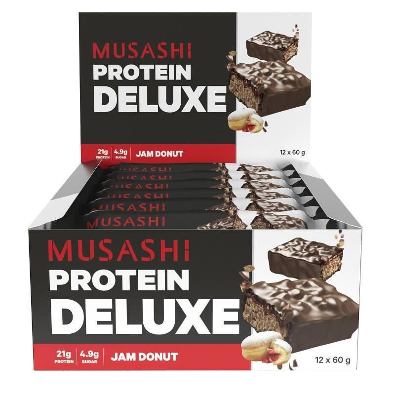 MUSASHI JAM DONUT DELUXE BAR 60g 12units