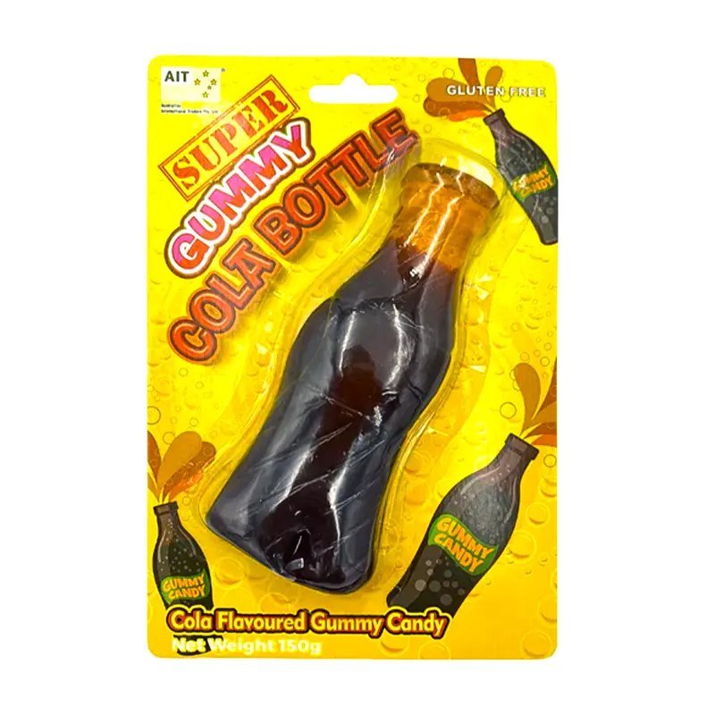 COLA BOTTLE GUMMY 150g 12units