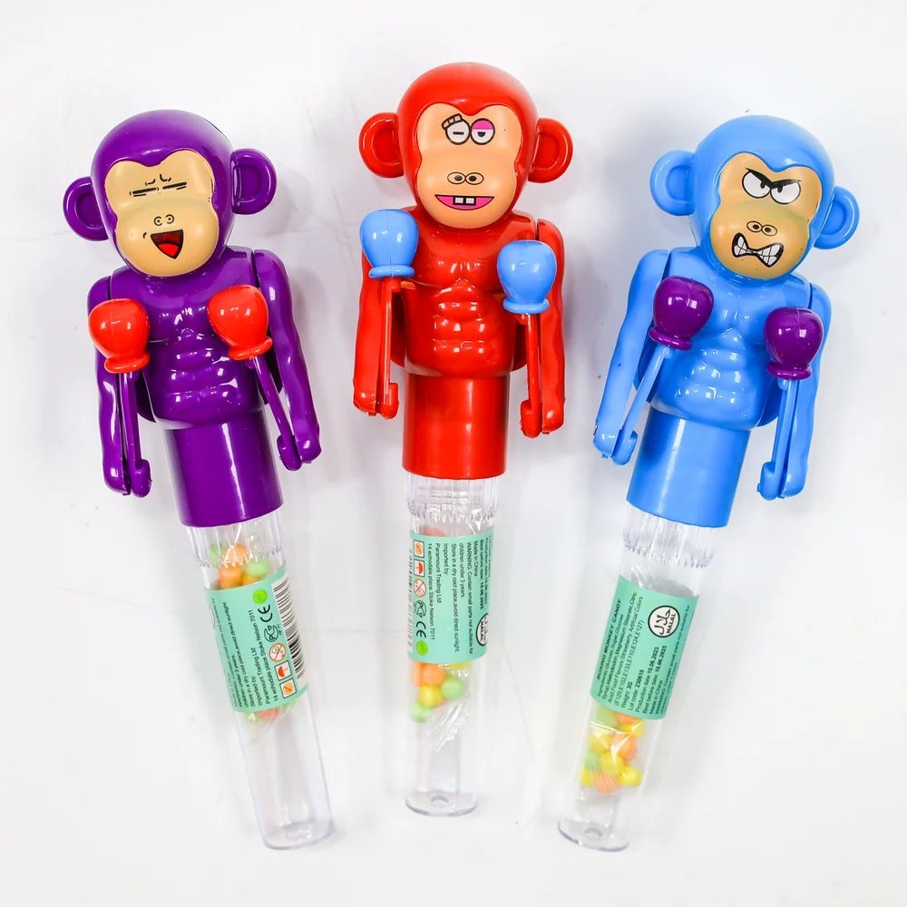 TOY CANDY BOXING MONKEY 3g 12units