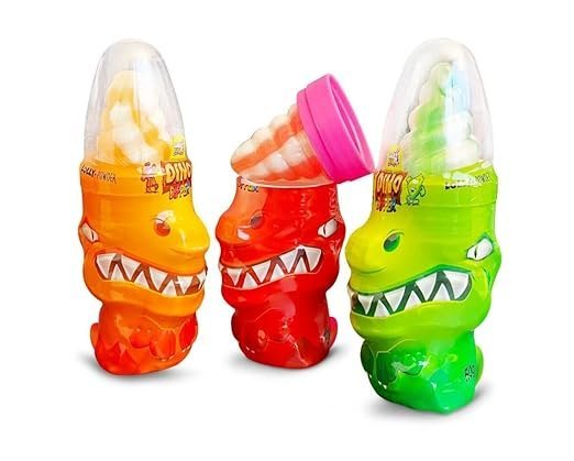 DINO SOUR POWDER DIPPER & STAND 50g 18units
