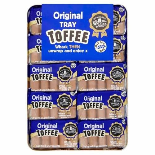 WALKERS ORIGINAL TOFFEE TRAY 100g 10units
