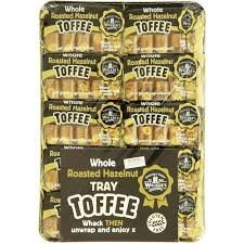 WALKERS HAZELNUT TOFFEE TRAY 100g 10units