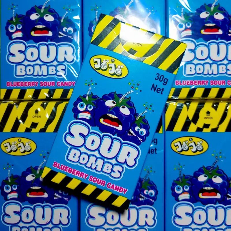 JOJO SOUR BOMBS BLUEBERRY 30g 12units