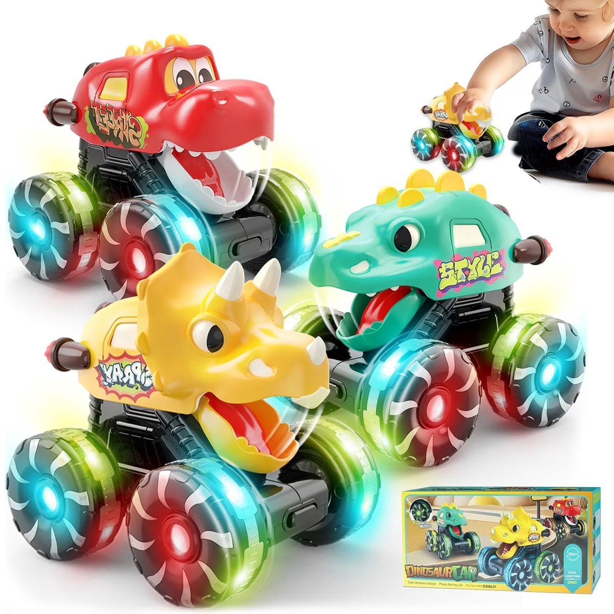 TOY CANDY DINO CAR 3g 12units