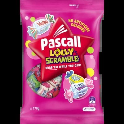 PASCALL LOLLY SCRAMBLE 170g 1units