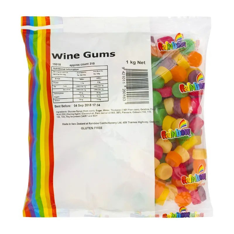 RAINBOW WINE GUMS 1kg