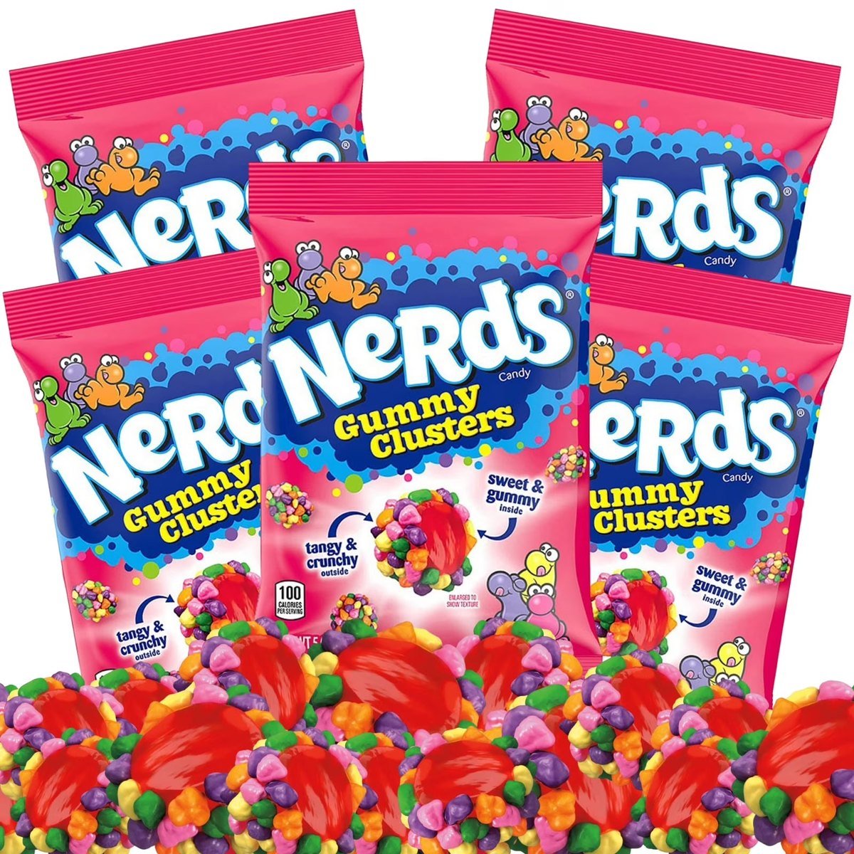 NERDS 226g GUMMY CLUSTER RAINBOW 6units