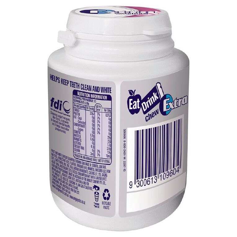 WRI EXTRA BUBBLEMINT BOTTLE 64g