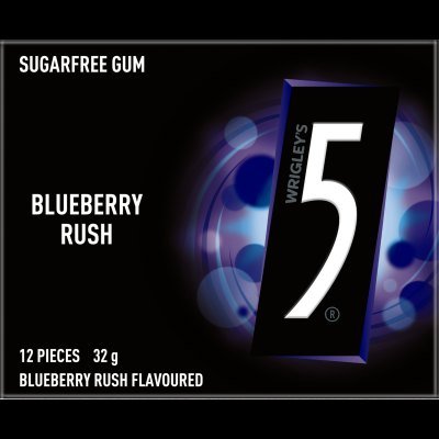 WRI 5GUM BLUEBERRY 32g 10units
