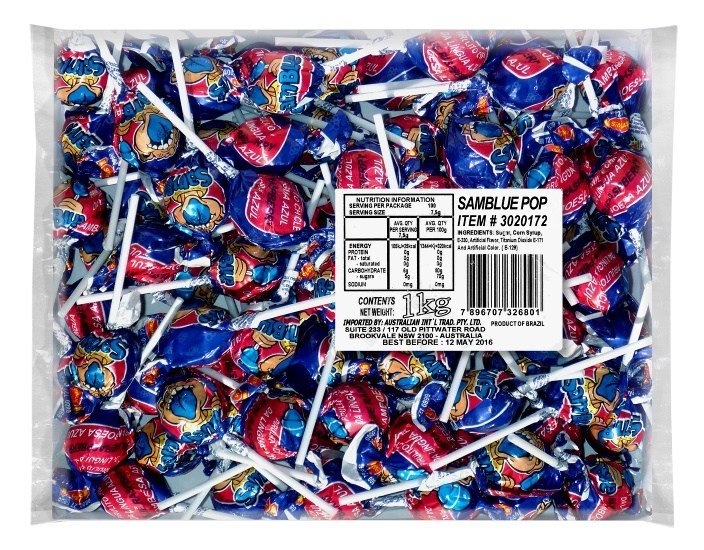 AIT SAM BLUE POPS 84 units approx