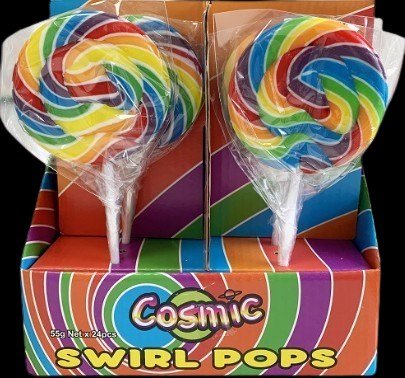 ALF SWIRL POPS 55g 24 units