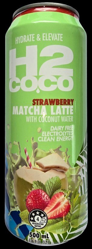 H2 COCO MATCHA STRAWBERRY COCONET WATER 500ml 12units