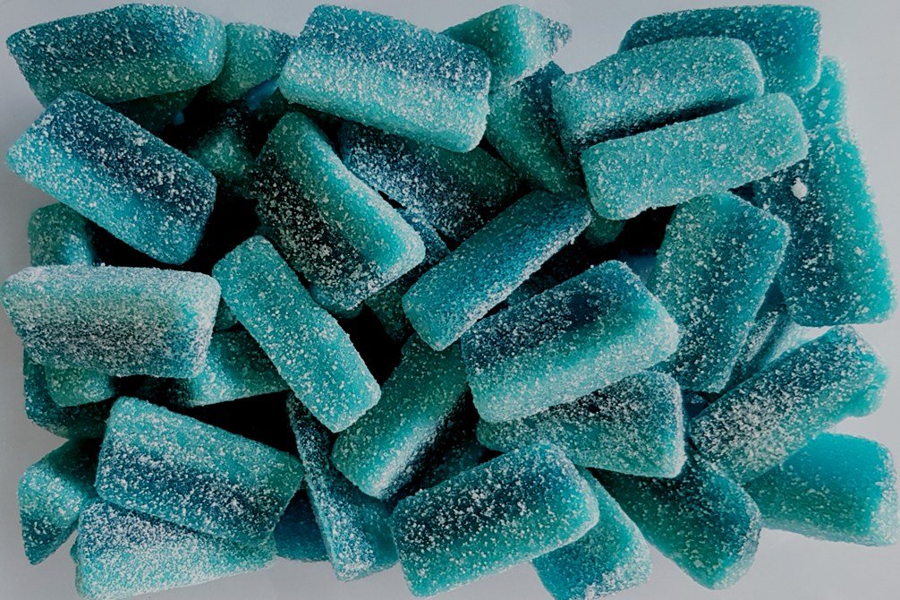 DAMEL MEGA SOUR BLUE SLICES 1kg