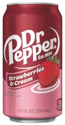 DR PEPPER STRAWBERRY & CREAM 355ml 12pk