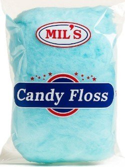 MILS CANDY FLOSS BLUE 18pk