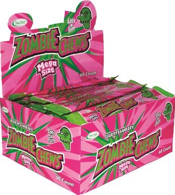 Zombie CHEWS STRAWBERRY 28g 72units