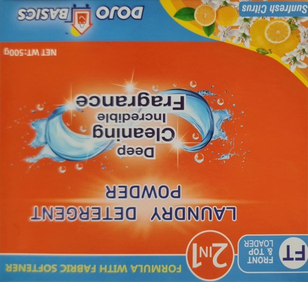 DOJO SUNFRESH CITRUS LAUNDRY POWDER 500g 1unit