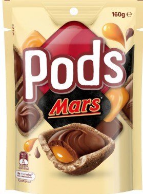 PODS SNICKERS BAG 160g