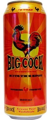 BIG COCK ENERGY BLUE 500ml 24units
