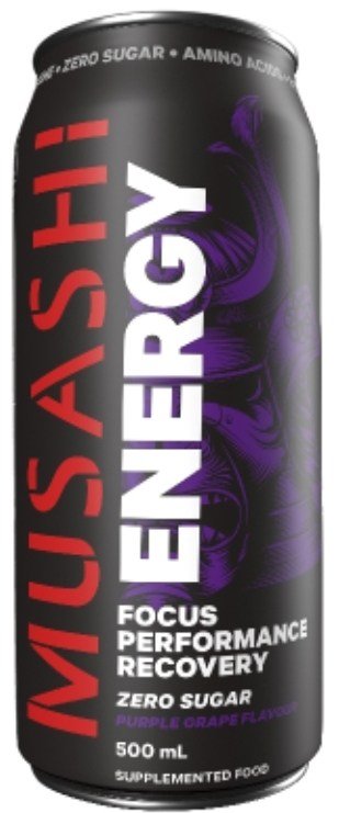 MUSASHI ZERO SUGAR PURPLE GRAPE 500ml