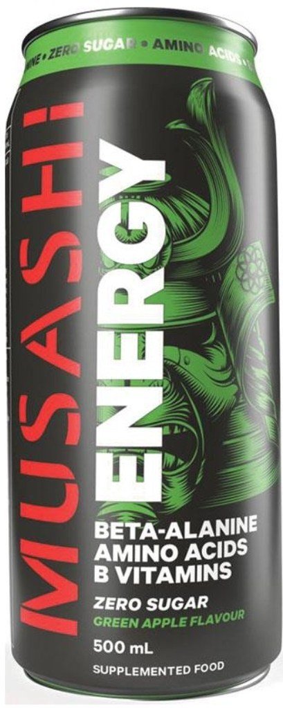 MUSASHI ZERO SUGAR GREEN APPLE 500ml 12units
