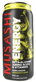 MUSASHI ZERO SUGAR YELLOW LEMONADE 500ml 12units