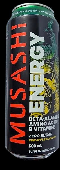 MUSASH ENERGY PINEAPPLE 500ml 12units