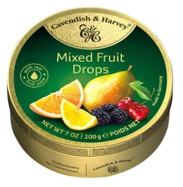 C&H MIXED FRUIT DROPS 200g 10units