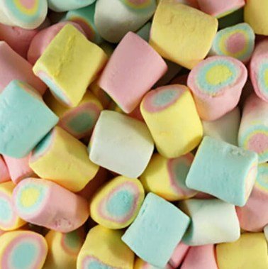 LOLLILAND RAINBOW TUBE MARSHMALLOW 800g