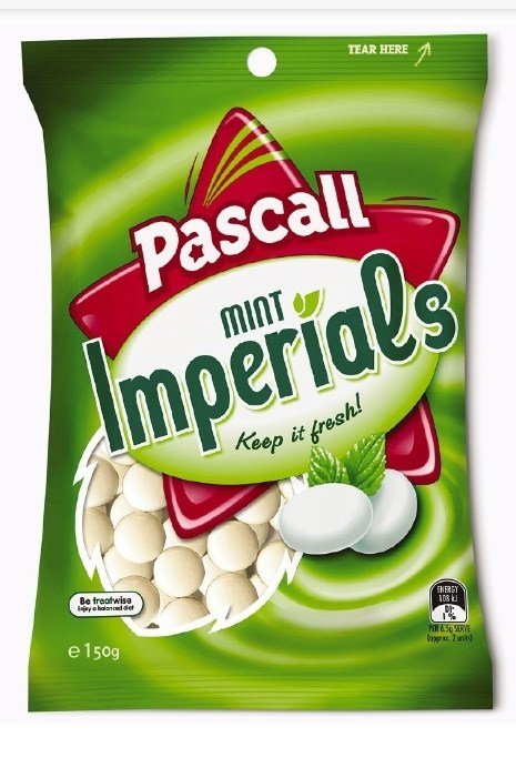 PASCALL MINT IMPERIALS 150g 1unit