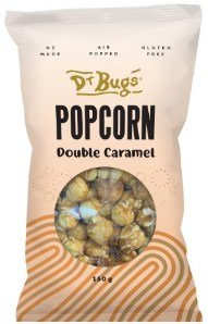 DR BUGS POPCORN DOUBLE CARAMEL 150g