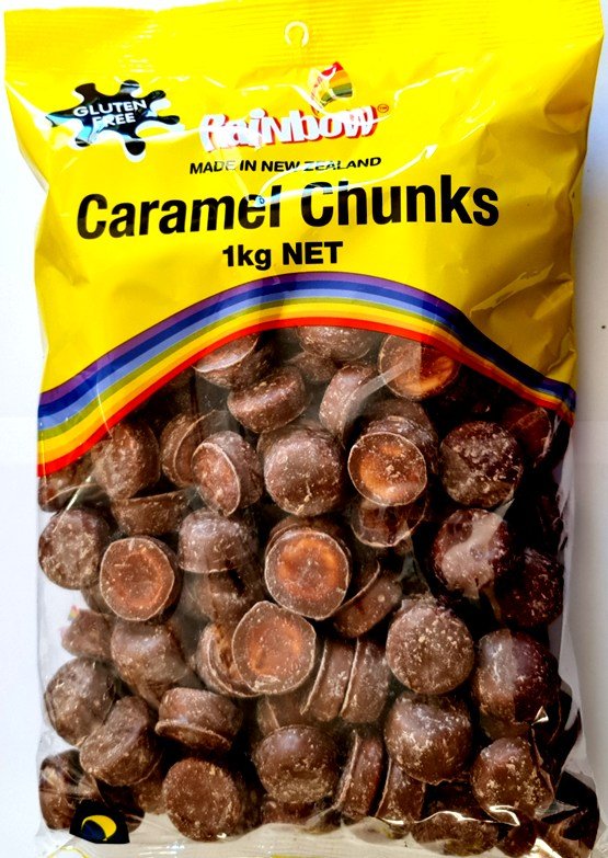 RAINBOW CARAMEL CHUNKS 1kg