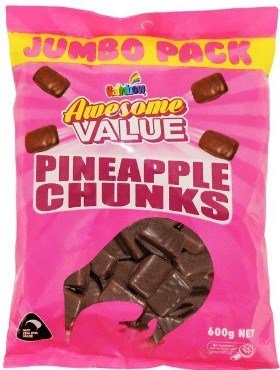 AWESOME VALUE PINEAPPLE CHUNKS 600g 12units