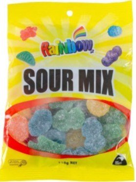 RAINBOW SOUR MIX 110g 20units