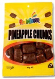 RAINBOW PINEAPPLE CHUNKS 95g 20units