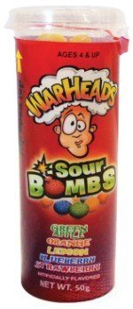 WARHEADS SOUR BOMBS 50g 12units
