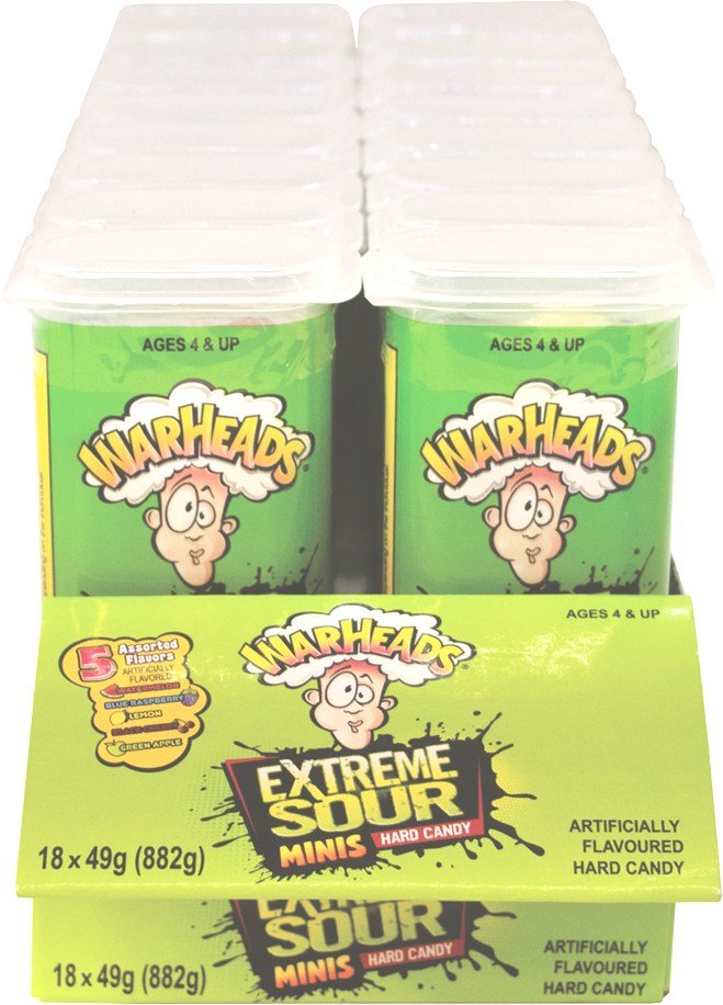 EXTREME SOUR MINIS HARD CANDY 49g 18units